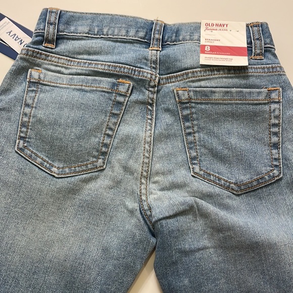 NWT Old Navy Straight Fit Jeans Size 8 - Picture 6 of 6